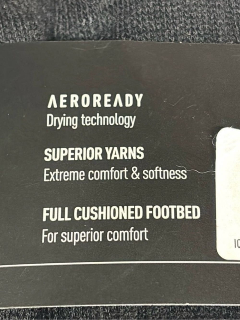 New Adidas Socks Women’s 6 Pair Black Cushioned Aeroready Crew Casual Activewear - Picture 10 of 13